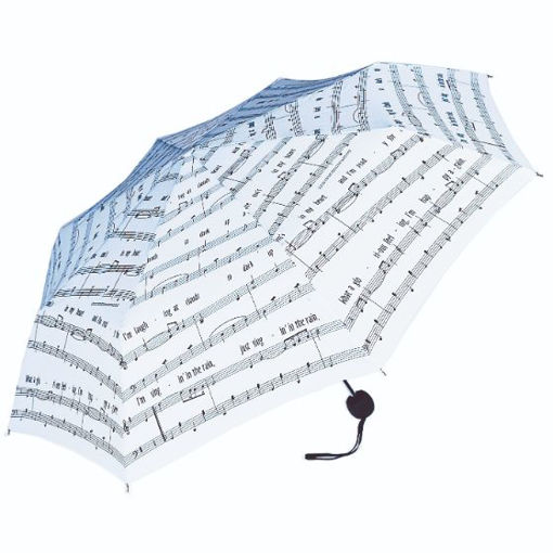 Picture of SINGIN IN THE RAIN WHITE MINI UMBRELLA